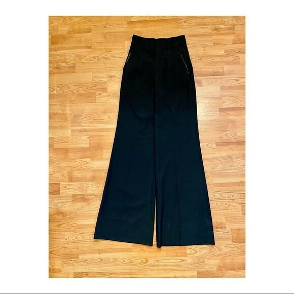 Betsey Johnson High Waist Wide Leg Pants Size 6 - Picture 4 of 10